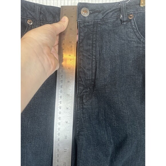 Cold Water Creek Womens Size 12 Dark Wash High Rise Bootcut Denim Jeans Classic - Picture 3 of 8